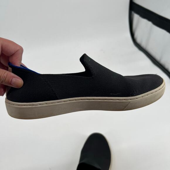 Rothy’s The Original Slip On Sneaker black solid soft sustainable eco size 8.5 - Picture 5 of 9